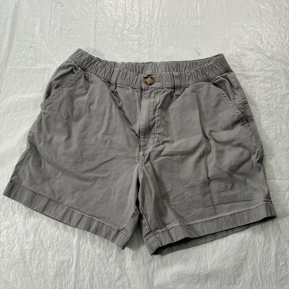Chubbies Originals Mens Gray 5.5 Inch Inseam Elastic Waist Shorts Size Medium